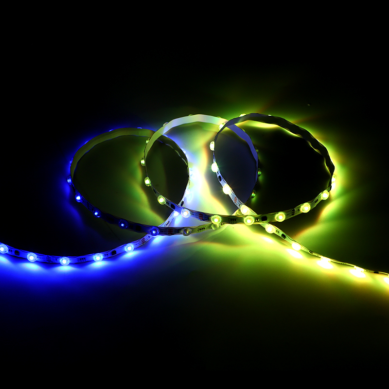 12V 2835  1.30-meter-long wave-shaped lens colored light strip with glittering effect