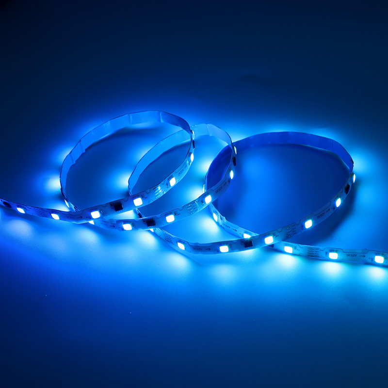 12V 5050 S type 1-meter 36-light color-changing LED light strip (external IC, point-to-point transmission) (with rain protection or not)