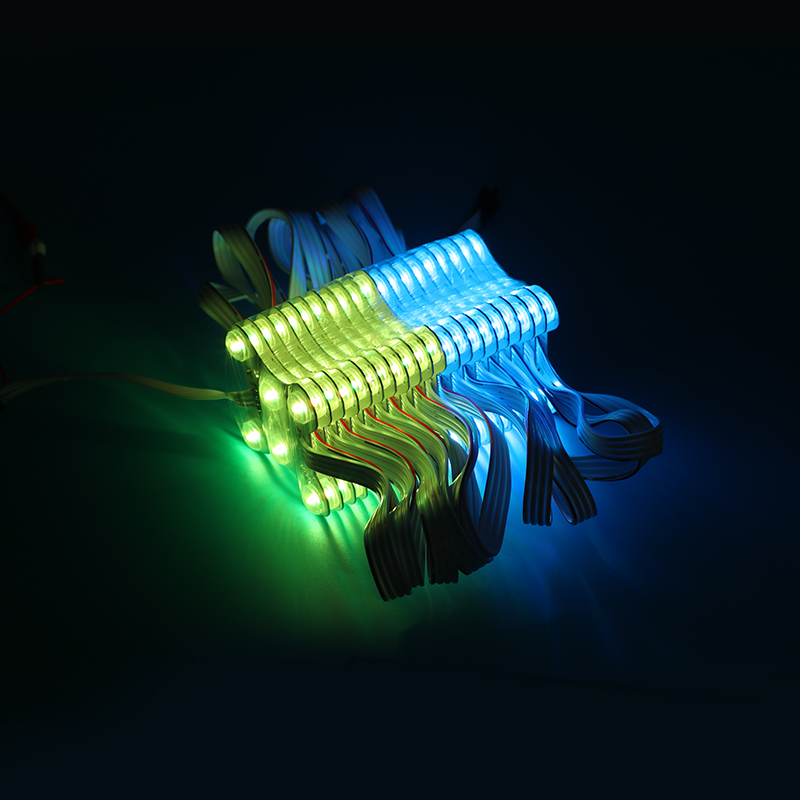 Six-lamp colored light module - Rainproof version