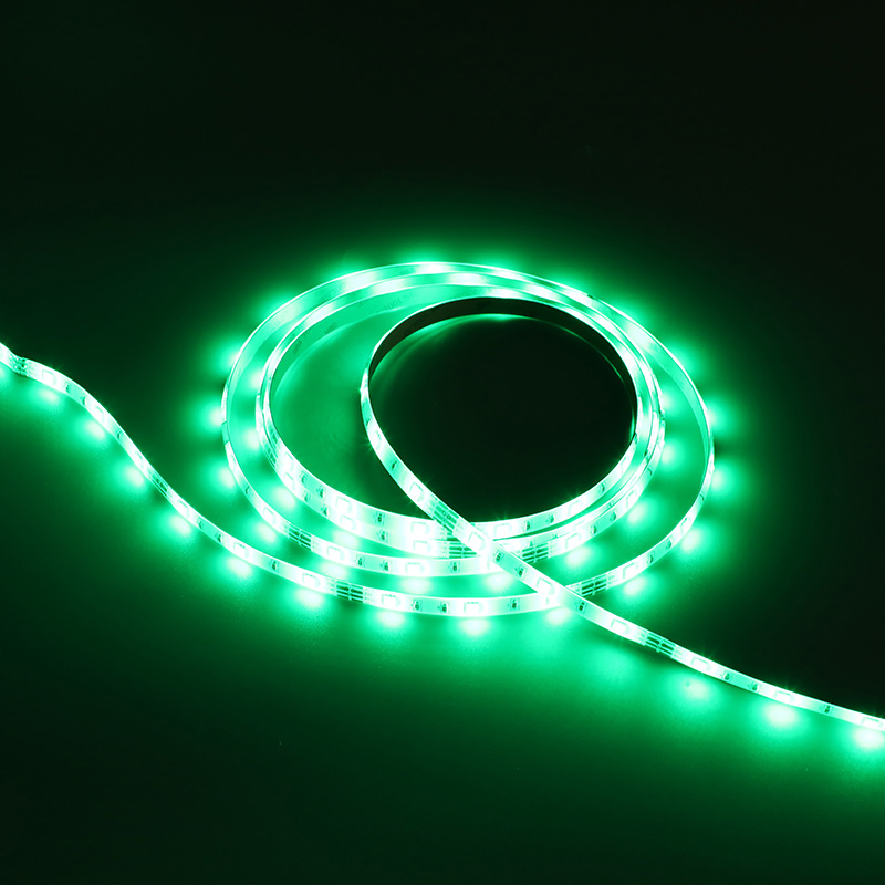 12V 5050 RGB 1-meter 60-lumen color-changing light strip (available in 30-lumen and 60-lumen versions)