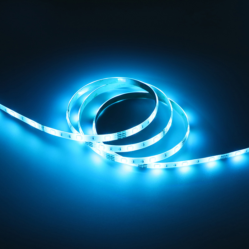 12V 5050 RGB 1-meter 60-lumen color-changing light strip (available in 30-lumen and 60-lumen versions)