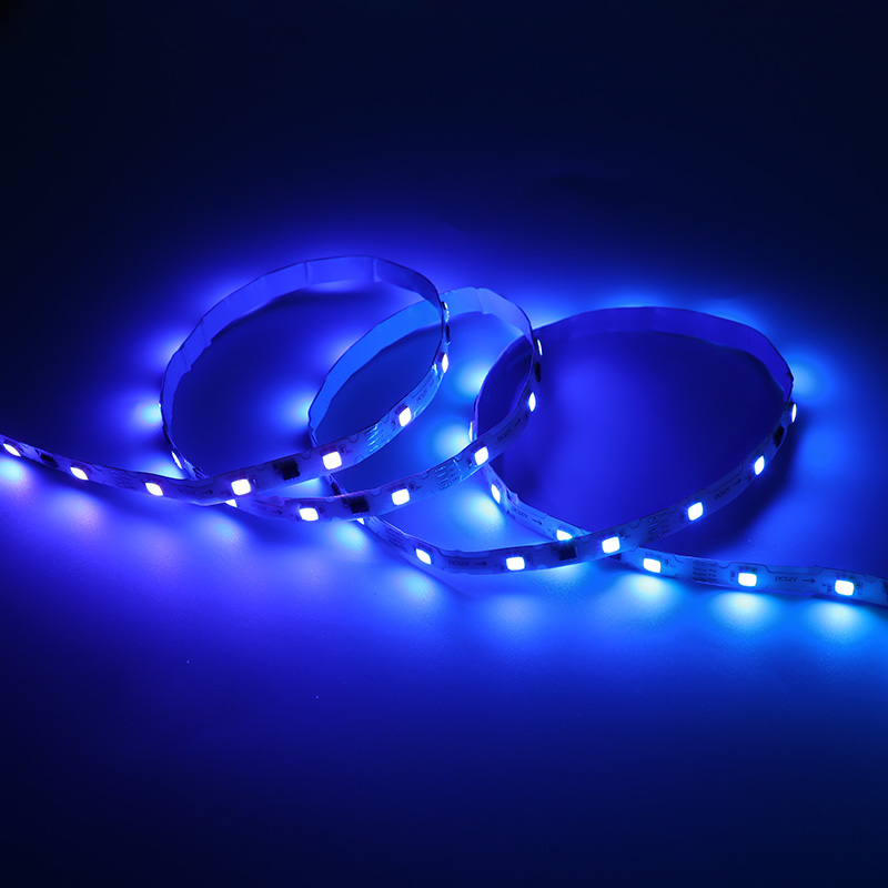 12V 5050 S type 1-meter 36-light color-changing LED light strip (external IC, point-to-point transmission) (with rain protection or not)