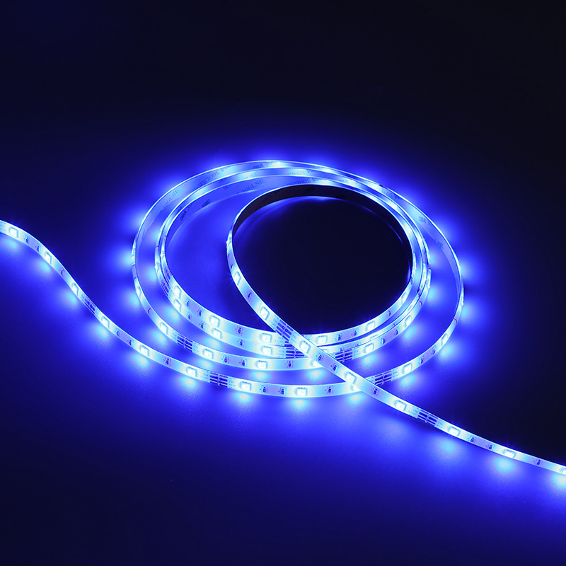 12V 5050 RGB 1-meter 60-lumen color-changing light strip (available in 30-lumen and 60-lumen versions)