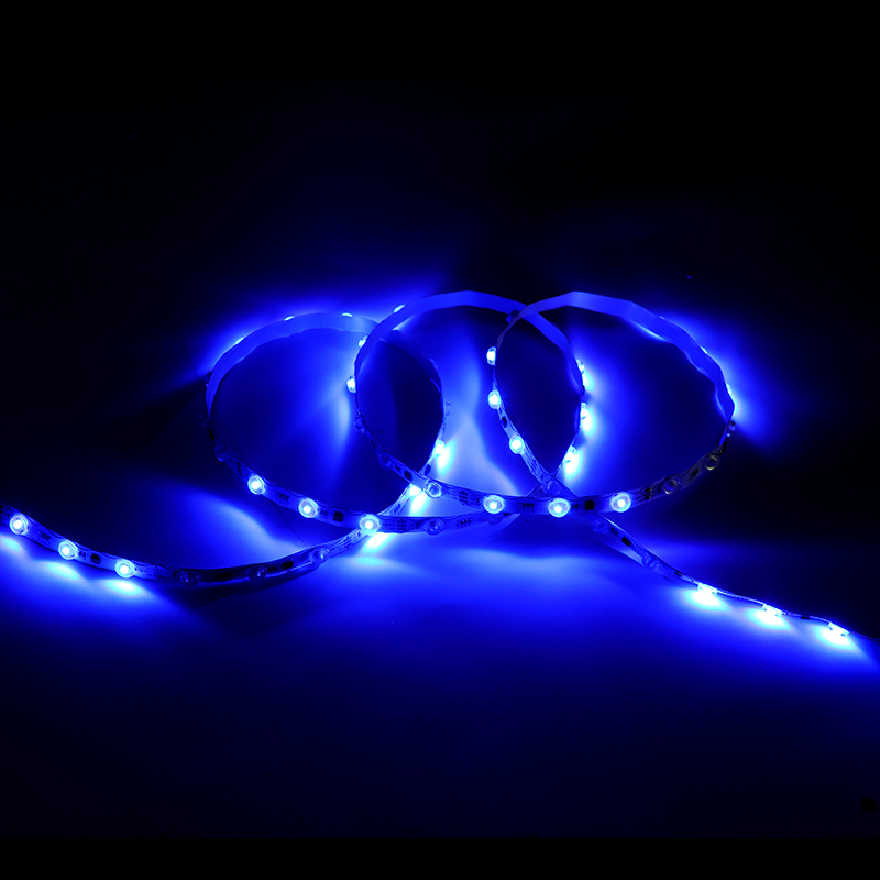 12V 2835  1.30-meter-long wave-shaped lens colored light strip with glittering effect